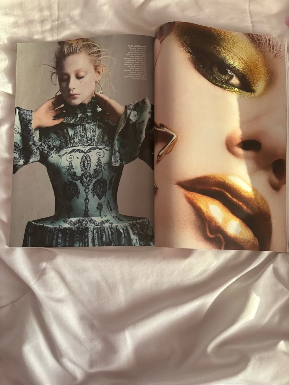 Lot of Allure Magazine March 2020 Lili Reinhart Riverdale Cover and 2 pins